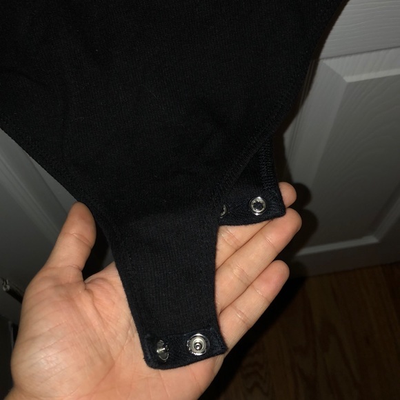 Black Ribbed Body Suit - Picture 4 of 4